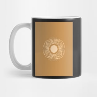 Sun Burst - Amber Gold Mug